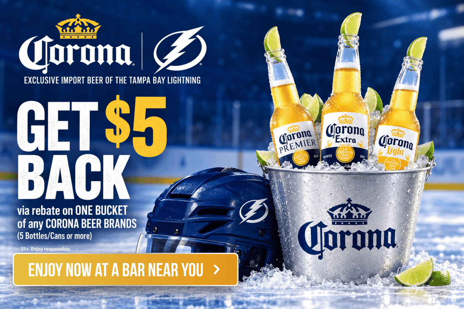 Corona Rebate - Tampa, Lightning